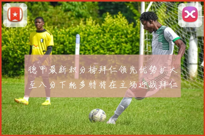 德甲最新积分榜拜仁领先优势扩大至八分下轮多特将在主场迎战拜仁